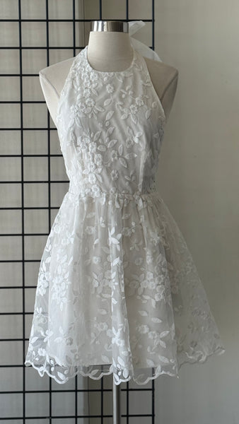 VESTIDO BLANCO ENCAJE