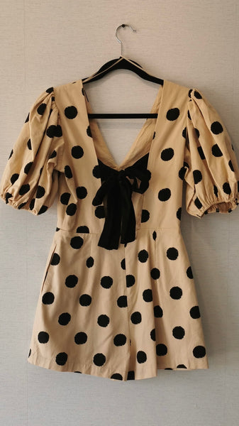 ROMPER BEIGE LUNARES