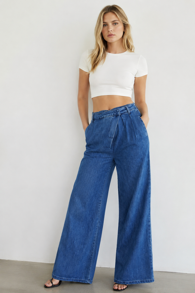 Pantalón mezclilla falda