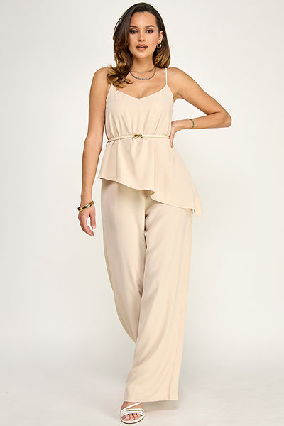 Jumpsuit beige