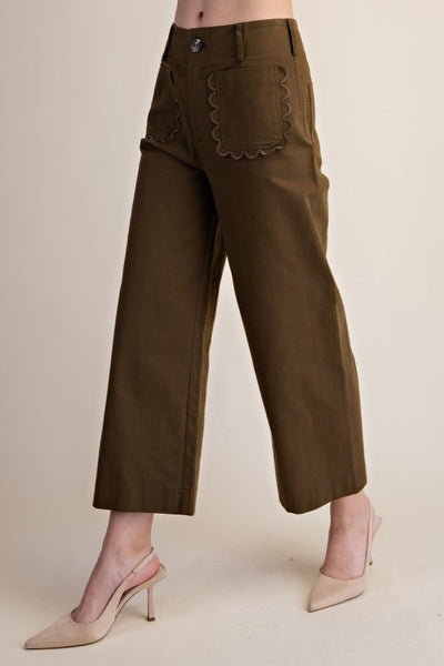 Pantalón verde onda