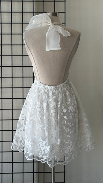 VESTIDO BLANCO ENCAJE
