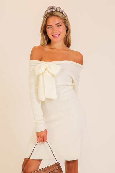 Vestido beige tejido