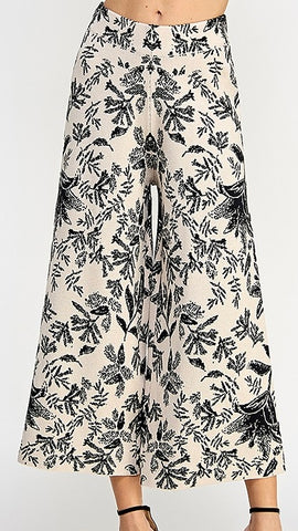 Pantalón beige tejido