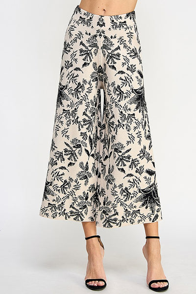 Pantalón beige tejido