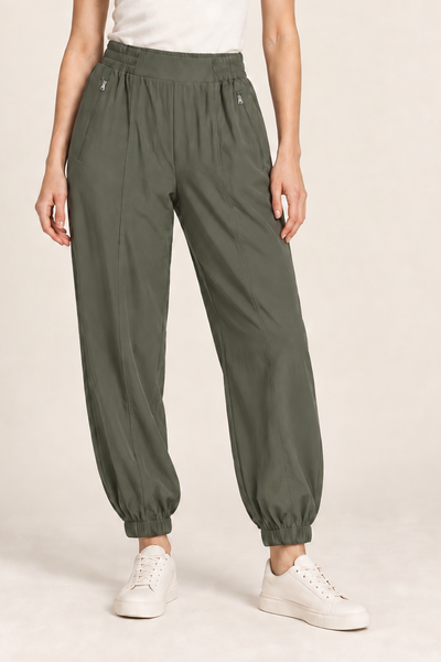 Pantalón jogger verde