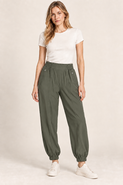 Pantalón jogger verde