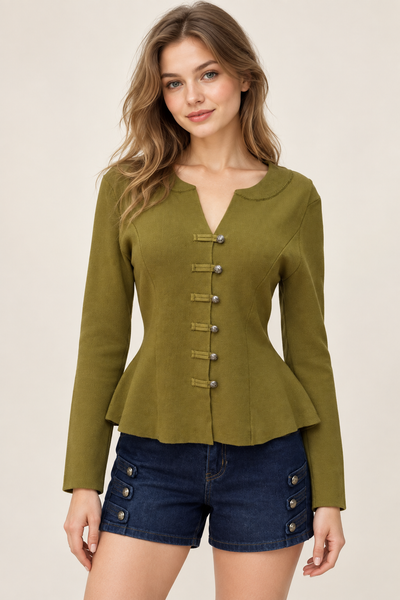 Suéter verde Napoleón