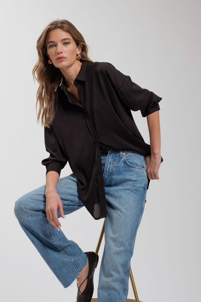 Blusa camisola negra