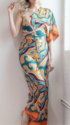 Jumpsuit colores naranja