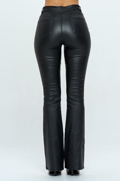 Pantalón negro campana