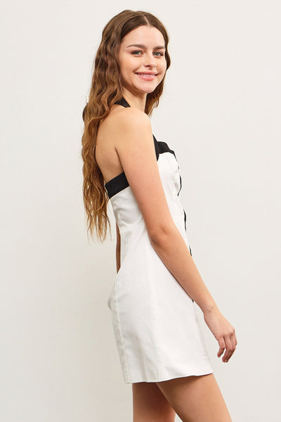 Vestido blanco lino