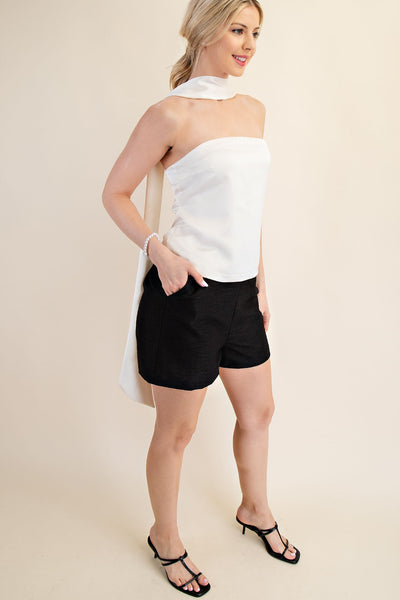 Blusa blanca cuello