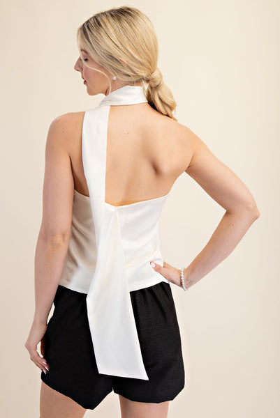 Blusa blanca cuello