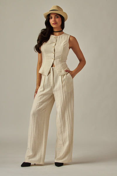 Chaleco beige