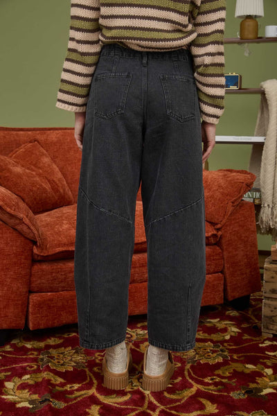 Pantalón negro mezclilla