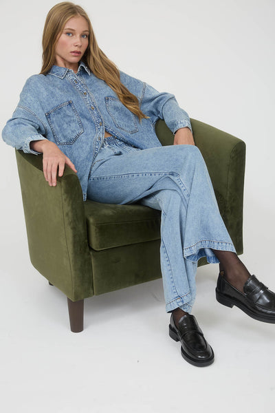 Blusa camisola botones