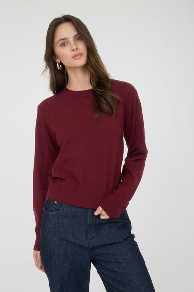 Suéter vino manga larga
