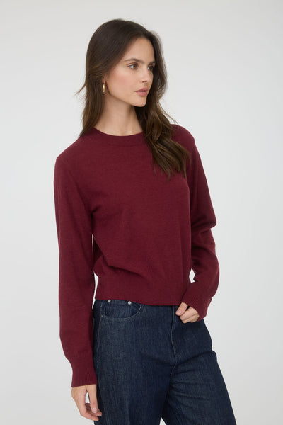 Suéter vino manga larga