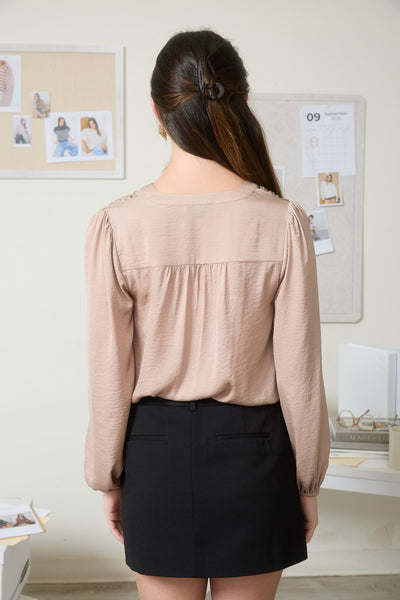 Blusa beige obscura