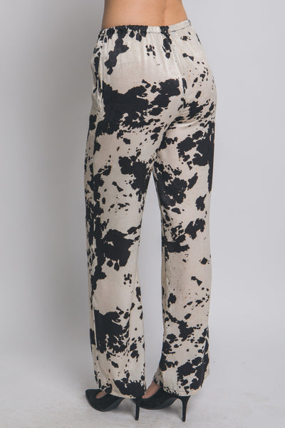 Pantalón negro vaca