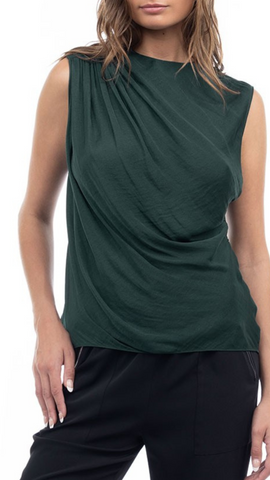 Blusa verde cuello