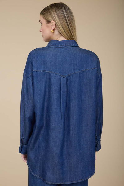 Blusa mezclilla