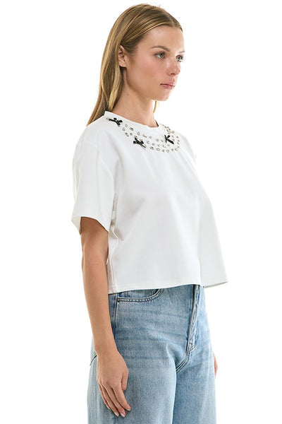 Blusa camiseta cuello