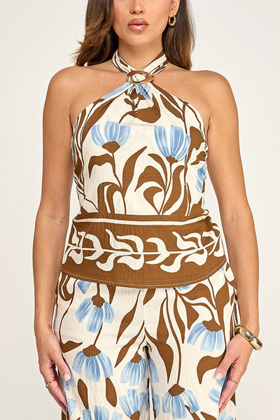 Conjunto café halter