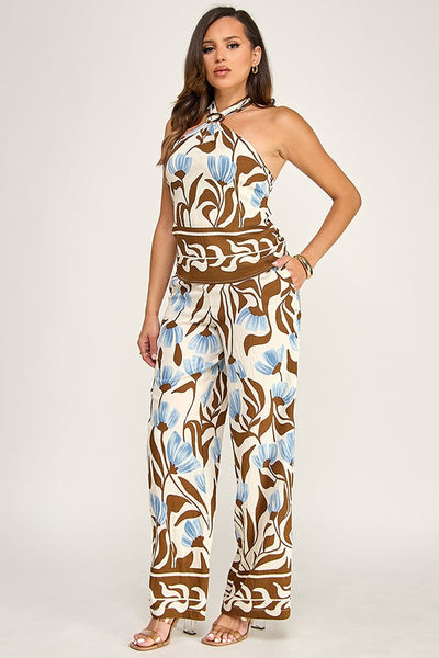 Conjunto café halter