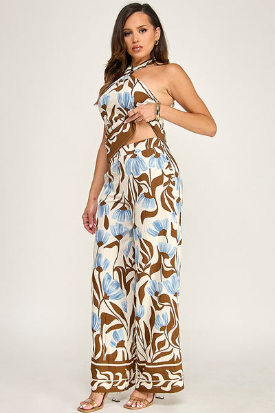 Conjunto café halter