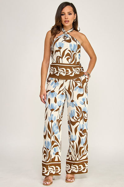 Conjunto café halter