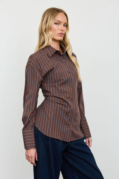 Blusa café raya