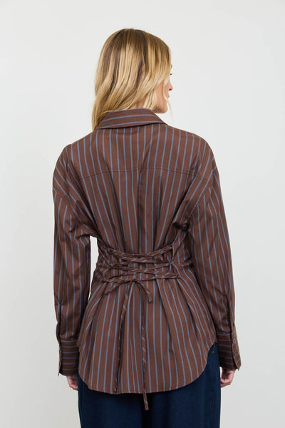 Blusa café raya
