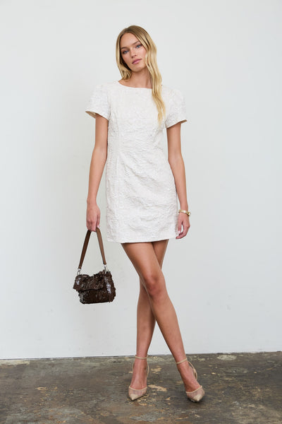 Vestido beige manga