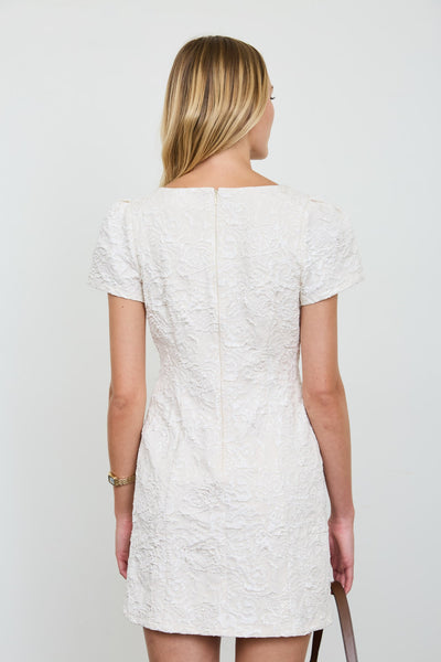 Vestido beige manga
