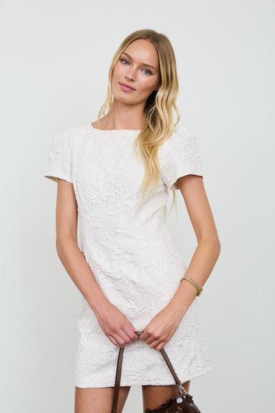 Vestido beige manga