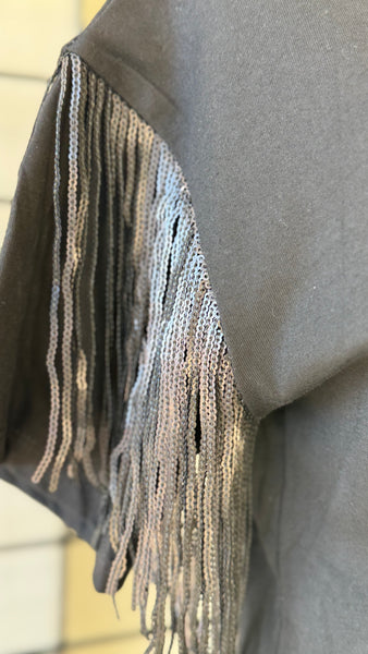 Camiseta negra barbas