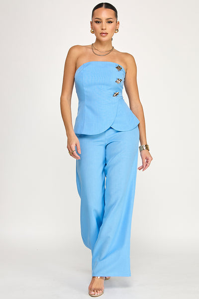 Jumpsuit azul cielo