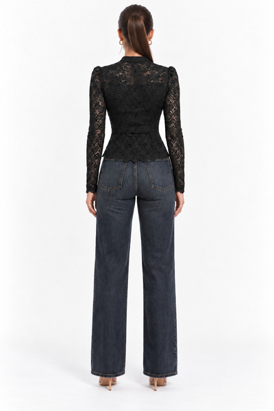 Blusa negra Napoleón