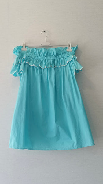 VESTIDO AZUL HONDAS