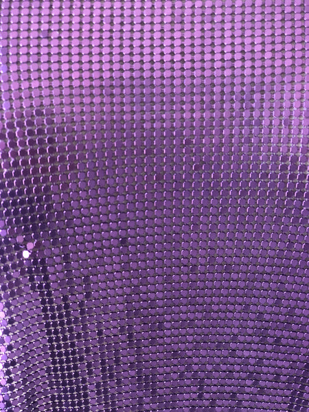 CROP TOP MORADO METÁLICO HALTER