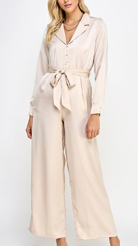 Jumpsuit beige