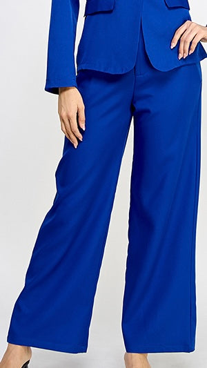 Pantalón azul eléctrico