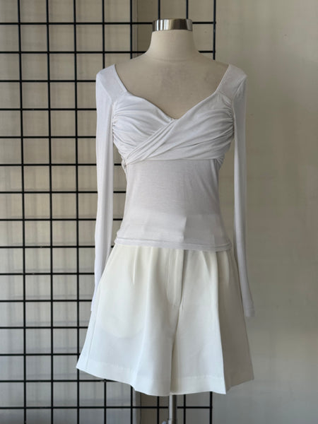 BLUSA BLANCA CRUZADA