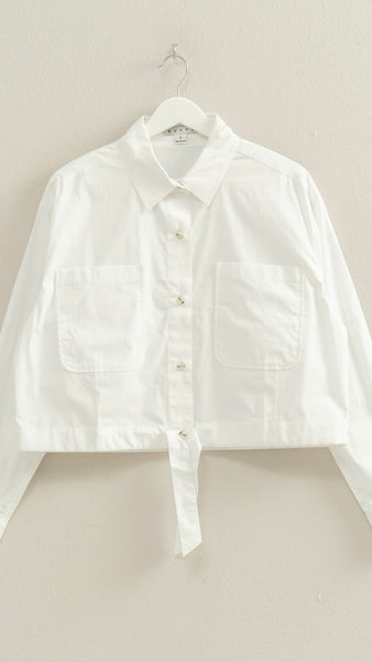 Blusa blanca botones