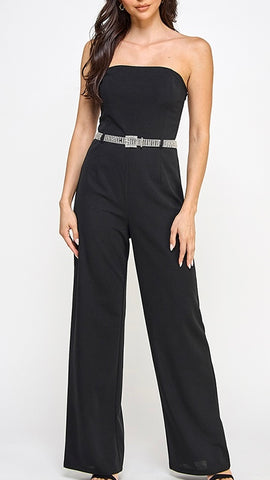 Jumpsuit negro cinto