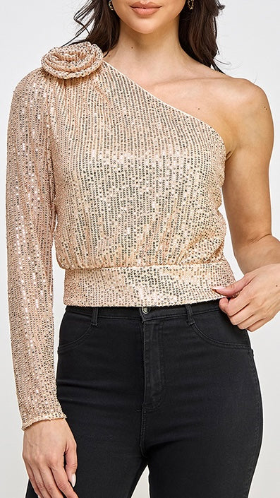 Blusas Brillantes Blusa Dorada De Lentejuelas Blusas Doradas