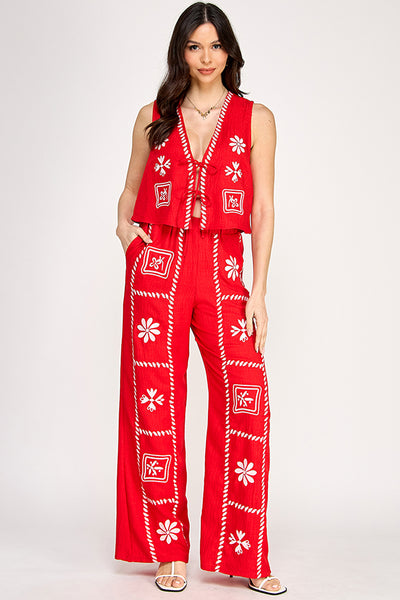Conjunto rojo