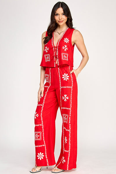 Conjunto rojo